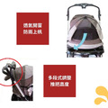 【Capella】<贈安撫小兔>雙向推車Y1系列-S708(香檳金)_1 【Capella】<贈安撫小兔>雙向推車Y1系列-S708(香檳金)_1