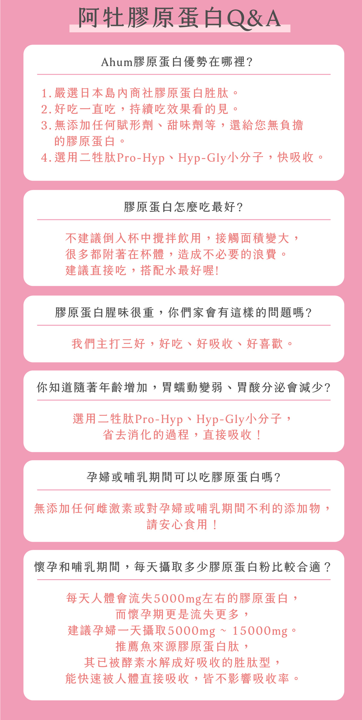 MERGEN默根阿牡膠原蛋白問題與答案