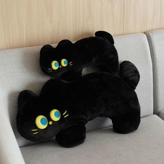 黑貓歪歪午睡枕 黑貓歪歪午睡枕