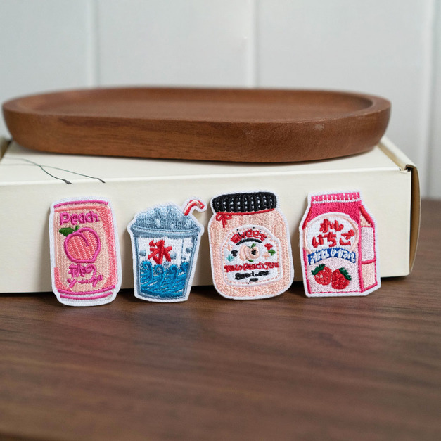 夏日甜味圖鑑刺繡布貼 夏日甜味圖鑑刺繡布貼