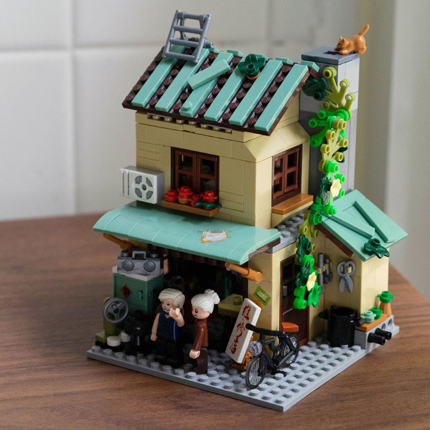 復古街景系列|維修店積木玩具 復古街景系列|維修店積木玩具
