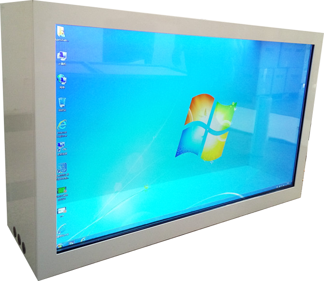 透明顯示器也可連接PC搭載Windows作業系統, 即時操作使用