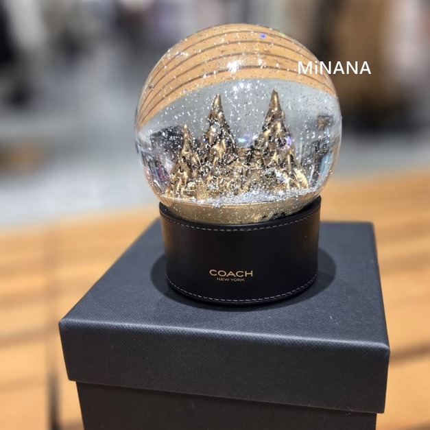 現貨✨Coach聖誕水晶球 雪花球 禮盒 交換禮物 桌上擺飾 紀念品 限量 蔻馳 MINANA女鞋鞋材 現貨✨Coach聖誕水晶球 雪花球 禮盒 交換禮物 桌上擺飾 紀念品 限量 蔻馳 MINANA女鞋鞋材