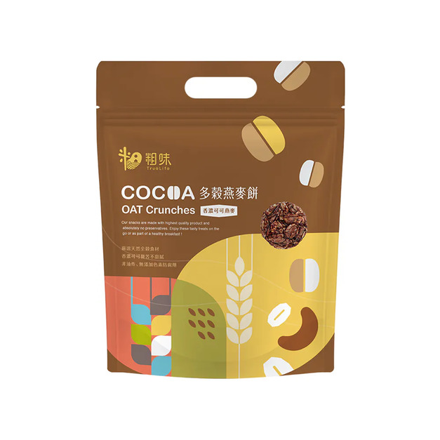 【粗味】香濃可可高纖燕麥餅|純素 【粗味】香濃可可高纖燕麥餅|純素