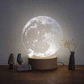 小夜燈|月亮與月兔【可客製化】 小夜燈|月亮與月兔【可客製化】
