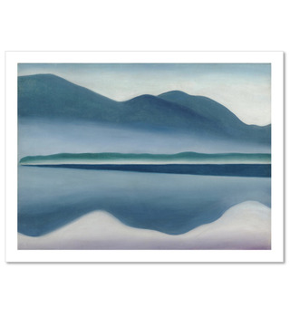 歐姬芙 Georgia O'Keeffe|倒影中的喬治湖