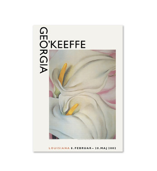 歐姬芙 Georgia O'Keeffe|粉紅色的兩朵馬蹄蓮