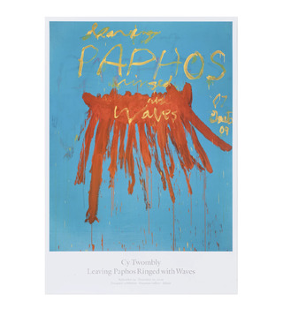 CY TWOMBLY|LEAVING PAPHOS RINGED WITH WAVES