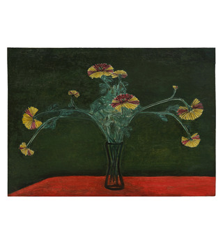 Sanyu 常玉|綠底瓶菊
