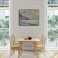 莫內 Monet|日落,多霧的天氣,布維爾 Soleil couchant, temps brumeux, Pourville_3 莫內 Monet|日落,多霧的天氣,布維爾 Soleil couchant, temps brumeux, Pourville_3