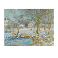 莫內 Monet|池塘,雪的效果 La mare, effet de neige 莫內 Monet|池塘,雪的效果 La mare, effet de neige