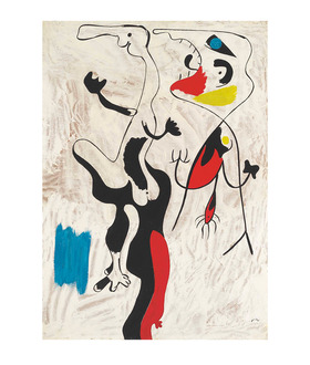 Joan Miro 胡安·米羅|男人和女人 Joan Miro 胡安·米羅|男人和女人