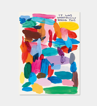 David Shrigley|it was worthwhile doing this (這是值得的)