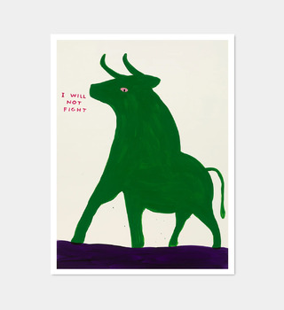 David Shrigley|I Will Not Fight (我不會戰鬥)