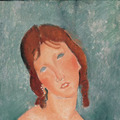 Amedeo Modigliani|Weiblicher Halbakt (女性半裸體)_4 Amedeo Modigliani|Weiblicher Halbakt (女性半裸體)_4