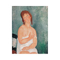 Amedeo Modigliani|Weiblicher Halbakt (女性半裸體) Amedeo Modigliani|Weiblicher Halbakt (女性半裸體)