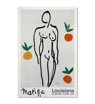 馬諦斯 Henri Matisse|Model og appelsiner (1953)
