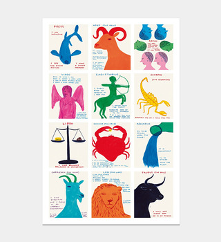 David Shrigley|signs of the zodiac (十二星座)