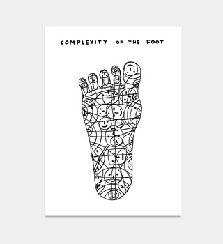 限量|David Shrigley|complexity of the foot (複雜的腳)