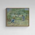 梵谷 Van Gogh|First Steps, after Millet_1 梵谷 Van Gogh|First Steps, after Millet_1