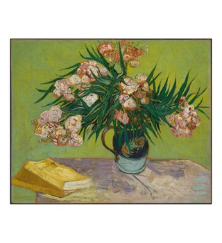 梵谷 Van Gogh|夾竹桃與書本 Oleanders
