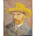 梵谷 Van Gogh|Self-Portrait with a Straw Hat (obverse- The Potato Peeler)_6 梵谷 Van Gogh|Self-Portrait with a Straw Hat (obverse- The Potato Peeler)_6
