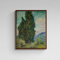 梵谷 Van Gogh|Cypresses_1 梵谷 Van Gogh|Cypresses_1
