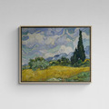 梵谷 Van Gogh|Wheat Field with Cypresses_1 梵谷 Van Gogh|Wheat Field with Cypresses_1