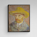 梵谷 Van Gogh|Self-Portrait with a Straw Hat (obverse- The Potato Peeler)_5 梵谷 Van Gogh|Self-Portrait with a Straw Hat (obverse- The Potato Peeler)_5