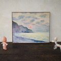 莫內 Monet|日落,多霧的天氣,布維爾 Soleil couchant, temps brumeux, Pourville_4 莫內 Monet|日落,多霧的天氣,布維爾 Soleil couchant, temps brumeux, Pourville_4
