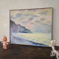 莫內 Monet|日落,多霧的天氣,布維爾 Soleil couchant, temps brumeux, Pourville_8 莫內 Monet|日落,多霧的天氣,布維爾 Soleil couchant, temps brumeux, Pourville_8