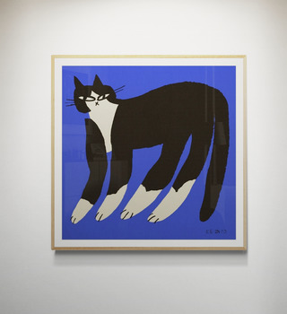 Enikő Katalin Eged|Cat in Blue