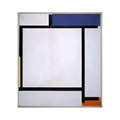 Piet Mondrian|Composition with Blue, Black, Yellow, and Red Piet Mondrian|Composition with Blue, Black, Yellow, and Red