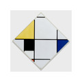 Piet Mondrian|Lozenge Composition with Yellow, Black, Blue, Red,... Piet Mondrian|Lozenge Composition with Yellow, Black, Blue, Red,...