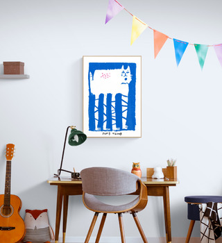 徐鵬雄|綁腿貓  Leg-Wrapped Cat