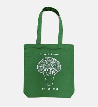 David Shrigley|手提包 I Love Broccoli (我喜歡花椰菜)