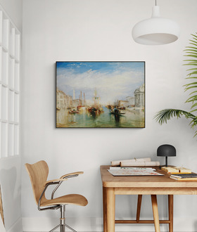 威廉·透納 William Turner | Venice, from the Porch of Madonna della Salute 威廉·透納 William Turner | Venice, from the Porch of Madonna della Salute