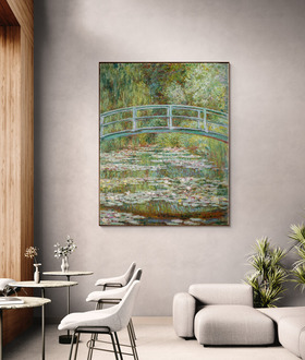莫內 Monet|水蓮池上的日本橋(Bridge over a Pond of Water Lilies) 莫內 Monet|水蓮池上的日本橋(Bridge over a Pond of Water Lilies)