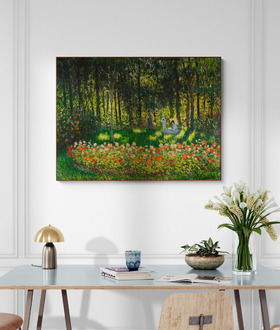 莫內 Monet|在花園中,藝術家的家人Au jardin, la famille de l’artiste 莫內 Monet|在花園中,藝術家的家人Au jardin, la famille de l’artiste