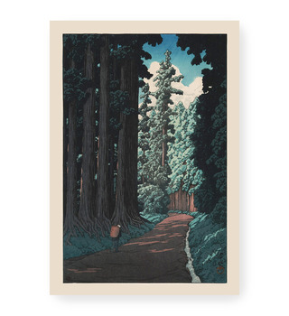 川瀬巴水 Kawase Hasui|日光道路 昭和六年