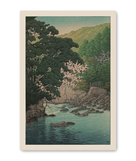 川瀬巴水 Kawase Hasui|伊豆湯島 川瀬巴水 Kawase Hasui|伊豆湯島