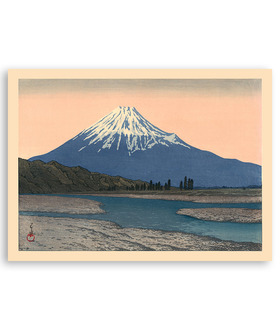 川瀬巴水 Kawase Hasui|富士河 川瀬巴水 Kawase Hasui|富士河