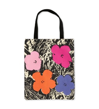 Andy Warhol|帆布托特包-花