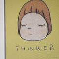 布巾裱框|奈良美智 Yoshitomo Nara|Thinker_2 布巾裱框|奈良美智 Yoshitomo Nara|Thinker_2