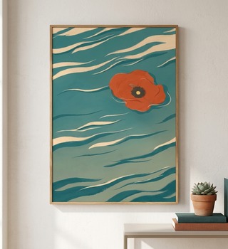 張梓鈞|幻之光 | 極簡花卉掛畫