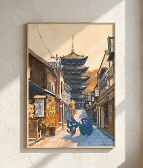 Nuomi 諾米 | 京都八坂塔-日本街景插畫 Nuomi 諾米 | 京都八坂塔-日本街景插畫