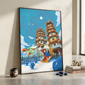 Nuomi 諾米 | 龍虎塔-台灣街景插畫_2 Nuomi 諾米 | 龍虎塔-台灣街景插畫_2