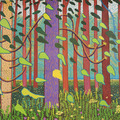 David Hockney|《The Arrival of Spring in Woldgate》(B2)_2 David Hockney|《The Arrival of Spring in Woldgate》(B2)_2