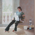 David Hockney|Mr and Mrs Clark and Percy (B3)_2 David Hockney|Mr and Mrs Clark and Percy (B3)_2
