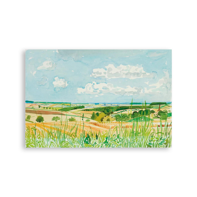 David Hockney|Looking Towards Huggate (Midsummer: East Yorkshire) David Hockney|Looking Towards Huggate (Midsummer: East Yorkshire)
